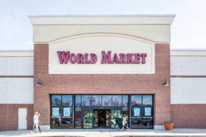 world market bend front of store