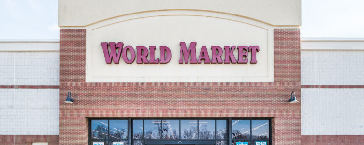 world market bend front of store
