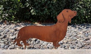 Open Range custom metal work dog