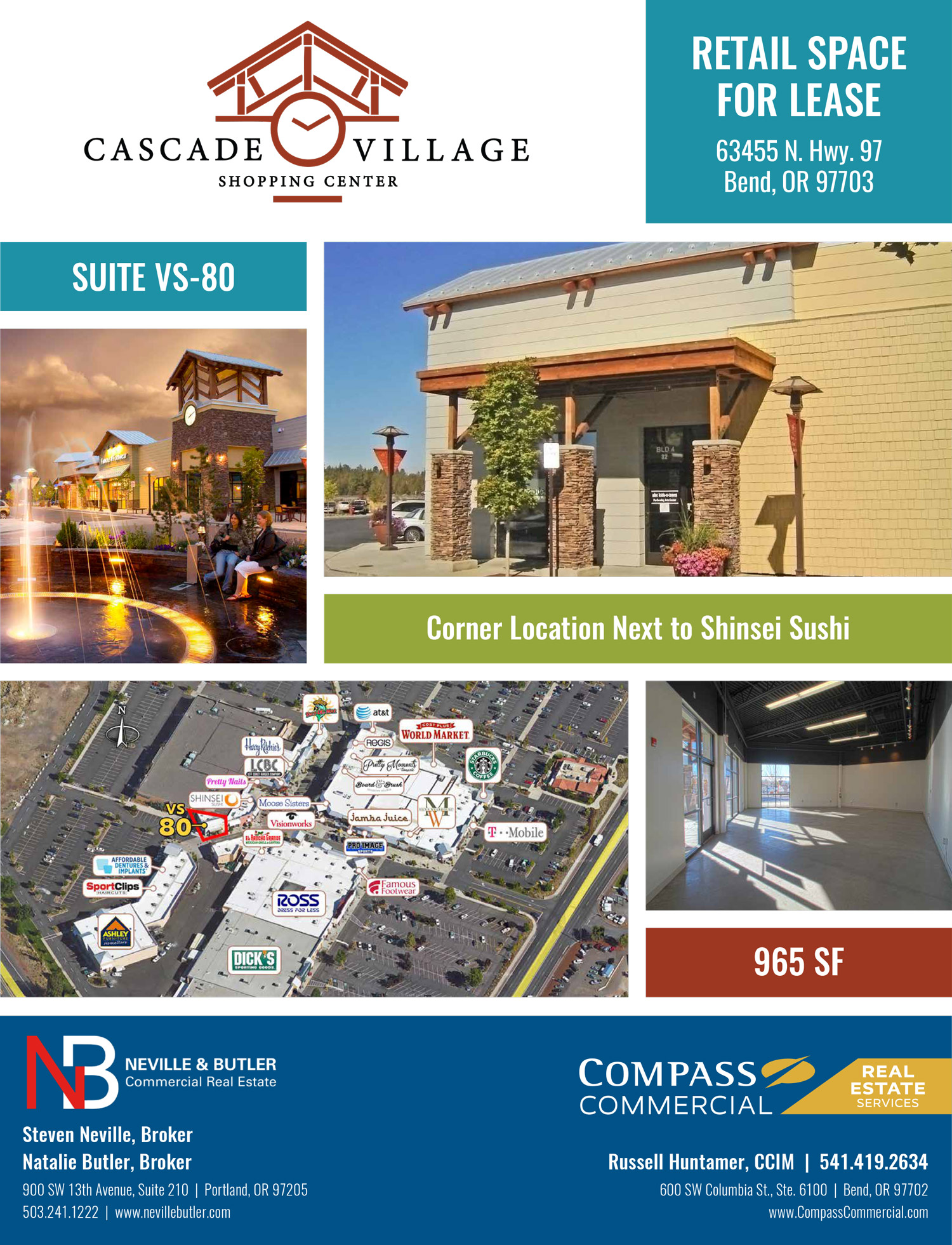 Cascade Village Shopping Center Bend Oregon - c1umoj5