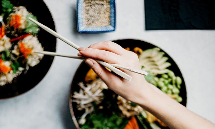 using chopsticks with sushi, restaurants in bend