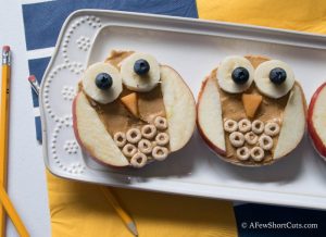 owl rice cake snack