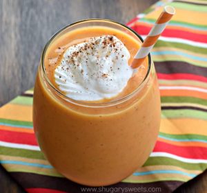 pumpkin pie smoothie, fall recipes for kids