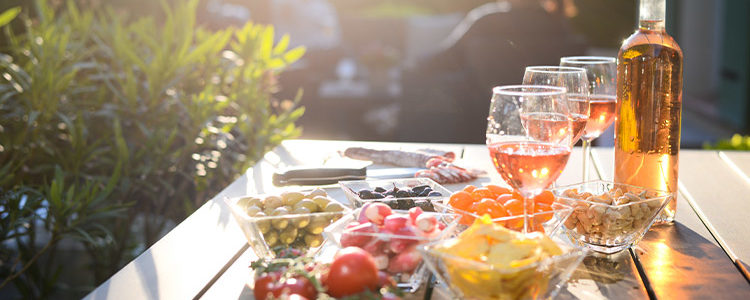 Food on table for outdoor party, shop stores in bend oregon