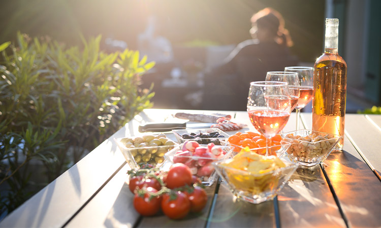 Food on table for outdoor party, shop stores in bend oregon