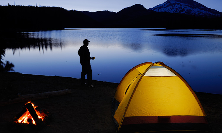 camping in bend oregon at Sparks Lake