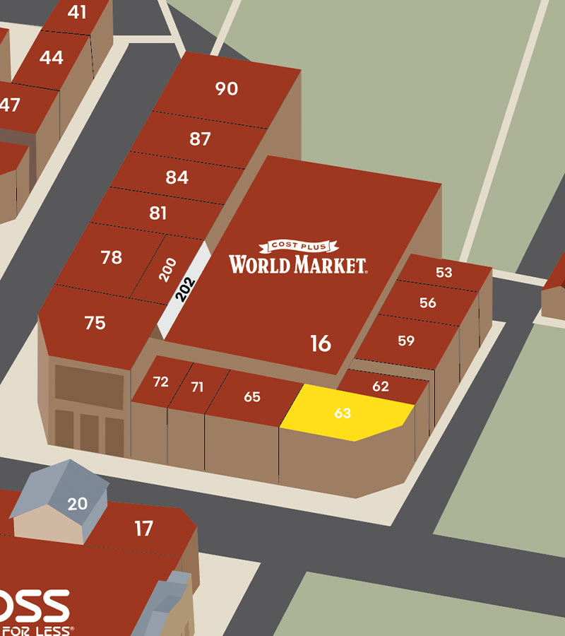 Map of the Bank of America at the CVSC