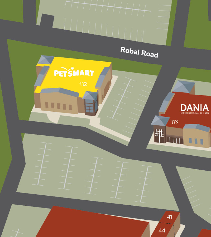 petsmart map at the cvsc