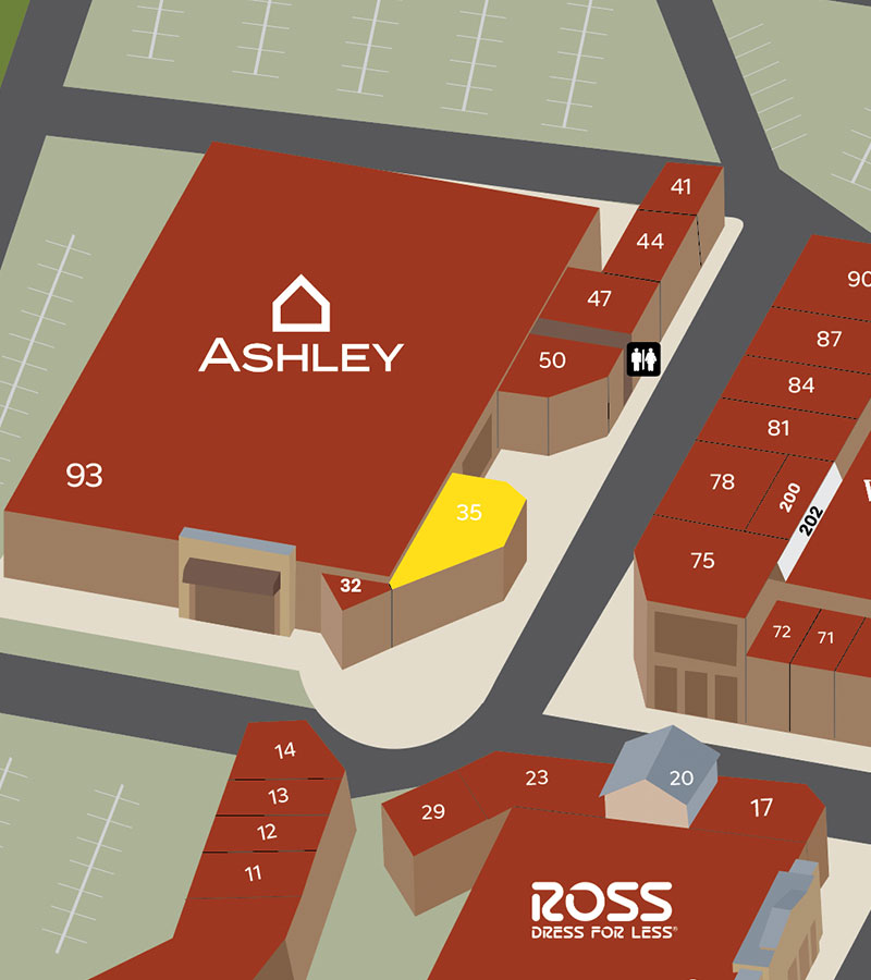 map of shinsei sushi of the cvsc