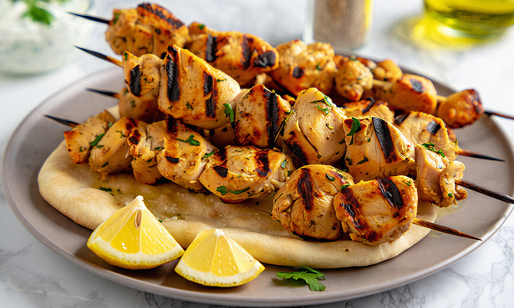 chicken skewers for easy summer potluck recipes