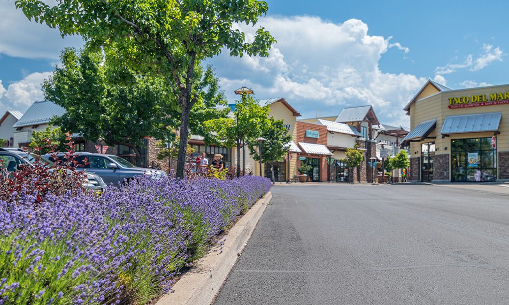 outdoor shopping center in Bend, OR